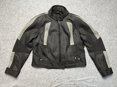 Jaqueta BMW Motorrad Feminina 14R Preta Ventilação Máquina Acolchoada Motocicleta - Imagem 1 de 4