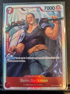Benn Beckman OP09-009 SR One Piece TCG Emperors in the New World English - Picture 1 of 2