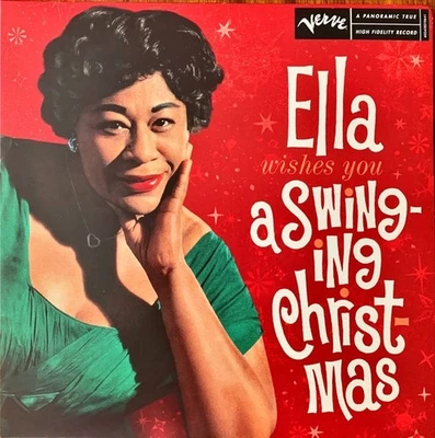 Ella Fitzgerald - Wishes You A Swinging Christmas LP - Red Colored Vinyl Record Foto 1 de 3