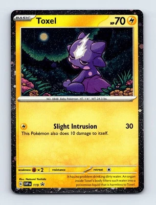 Toxel (Cosmos Holo) 119 SV: Scarlet & Violet Promo Cards NM/LP - Image 1 of 2