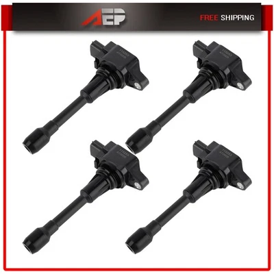 Bobinas de encendido 4 piezas para Nissan Versa Note 1,6 L 2014-2019 Versa 1,6 L 2012-2019 Foto 1 de 4