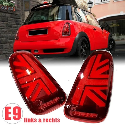 E9 LED Rückleuchten für BMW Mini Cooper R50 R52 R53 2001–2006 w/Nebellichter - Bild 1 von 4