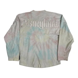Disneyland Spirit Jersey Shirt Youth Kids Medium 7/8 Tie Dye Crew Neck Spellout - Picture 1 of 11