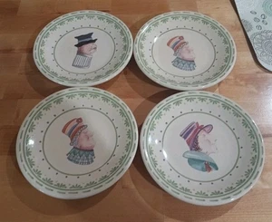 Pfaltzgraff Circle of Kindness Topsy Turvy 6,25" Keramikteller (4) 2007-09  - Bild 1 von 10