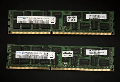 Samsung 8GB 2Rx4 PC3L M39381K70CH0-YH9 16GB Total 2 Sticks per Lot NEW - Image 1 of 4