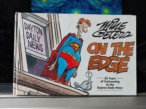 Mike Peters On the Edge: 25 Years of Cartooning, AUTOGRAPHED, 1994 Edition - Bild 1 von 2