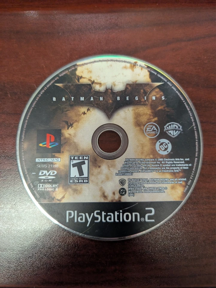 Batman Begins (PlayStation 2 PS2, 2005) NO TRACKING - DISC ONLY 2212 - Image 1 of 1