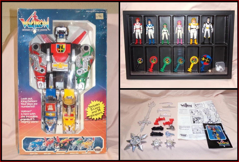 VOLTRON PANOSH PLACE MINT COLLECTOR SET+6 Pilot Figures-Rare Sven-In Case 100% - Image 1 of 4