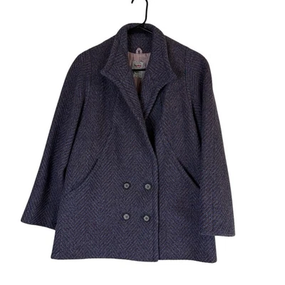 Chaqueta Blazer Avoca Collection Pura Nueva Lana Tweed Mujer Talla L Hecha en Irlanda Foto 1 de 4