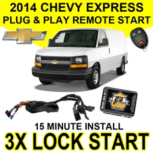 2014 Chevy Express Van Plug & Play Remote Starter Car Start Chevrolet GMC GM10 - Imagen 1 de 8