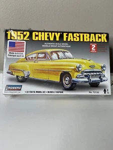 Model Car Lindberg 1952 chevy fastback model 1/32 nib new rare model kit sealed - Picture 1 of 5
