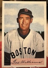TED WILLIAMS ; 1989 Bowman Sweepstakes Baseball Card #Nno; 1954 Reprint