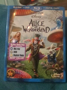 Alice in Wonderland (Three-Disc Blu-ray/DVD Combo + Digital Copy) - VERY GOOD - Picture 1 of 1