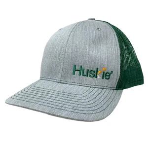 Huskie Baseball Hat Snapback Green & Gray Richardson Cap - Picture 1 of 6