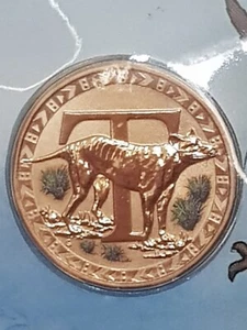 2016 Letter T Tasmanian Devil Fair Dinkum Aussie Alphabet $1 Coin Australia PNC - Picture 1 of 7