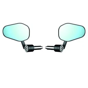 Oxford Motorcycle Shield 360 Bar End Mirrors 22mm PAIR Fits Daelim STEEZER S 125 - Picture 1 of 6