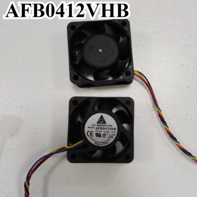1PCS Delta AFB0412VHB 12V 0.24A 4Pin 40x40x15mm High Speed Ball Bearing Case Fan - Image 1 of 2