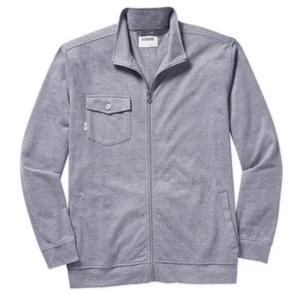 Sudadera para hombre Linkoul algodón poliuretano cremallera completa - grande - pecho de 46 - Imagen 1 de 1