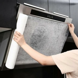 Carta Filtro Cucina Monouso Gamma Cappa Assorbente Carta Olio 1 Rotolo 46cm X 5M - Foto 1 di 11