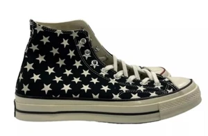 Converse Chuck 70 Men’s Sz 10.5 Casual Shoe White Blue Stars Skate Sneaker - Picture 1 of 17