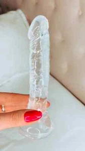 Jelly Dildo Suction Cup Dong Mini-Size Waterproof Realistic Cock Veined Dildos - Picture 1 of 5