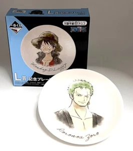 Piatto commemorativo One Piece Ichiban Kuji Zoro inutilizzato Bandai Vol.100 Anniversario - Foto 1 di 5