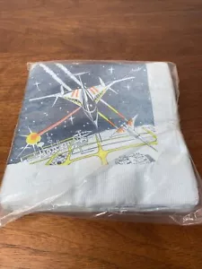 NEW Old Stock Reed's Space Ship Paper Napkins USA Star Fighter War - Picture 1 of 5
