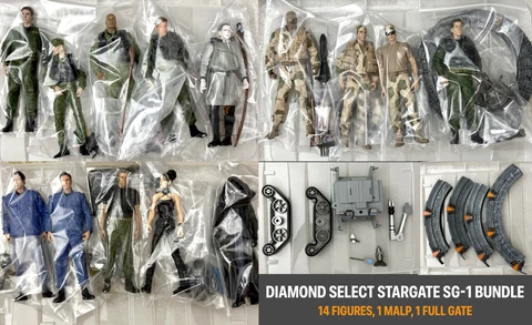 Diamond Select Stargate SG-1 Figure Bundle Gate, MALP, Exclusives RARE Read! Cover