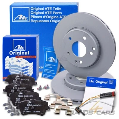 ATE BREMSSCHEIBEN +BELÄGE +WK VORNE FÜR MERCEDES C-KLASSE W203 S203 CLK C209