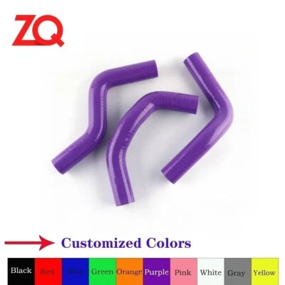 Mangueras de radiador refrigerante de silicona púrpura Fit Suzuki SWIFT 1,3 L G13 GTI 1989-2000 Foto 1 de 4