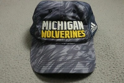 Adidas Michigan Wolverines Hat Cap Men's Snapback Camo Print - Image 1 of 4