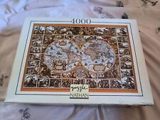 Nathan 4000 piece jigsaw puzzle - MAGNA CARTA MUNDI - 100% Complete 