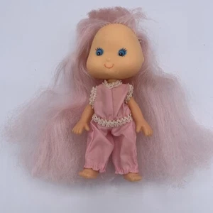 5 Zoll bodenlange hellrosa Haare Strawberry Shortcake Hong Kong Clone Puppe - Bild 1 von 5