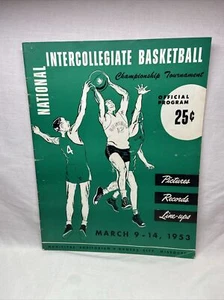 1953 NAIA National Intercollegiate Basketball Tournament Program Kansas City MO - Bild 1 von 14