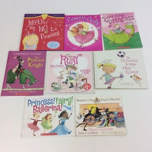 Princess Preschool Kindergarten 1st 2nd Grade 8 Picture Book Lot - Imagen 1 de 4