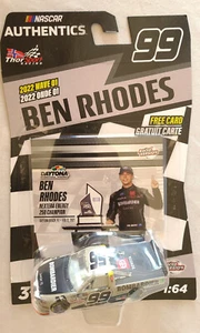 2022 NASCAR AUTHENTICS BEN RHODES #99 DAYTONA WAVE 1 TRUCK 1:64 - Picture 1 of 3