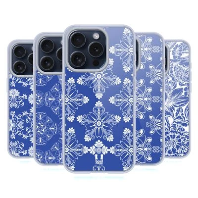 HEAD CASE DESIGNS DAZZLING BLUE PATTERN SOFT GEL CASE FOR APPLE iPHONE PHONES - Image 1 of 4
