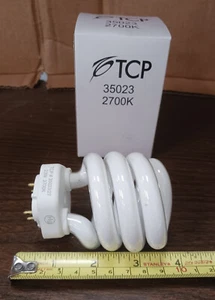 TCP 35023 - 23w 4 Pin Compact Flourescent - Spiral **NEW*** - Picture 1 of 7