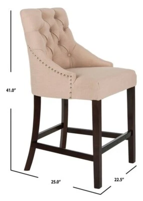 Safavieh Wing Back Counter Stool, Reduced Price 2172702615 BST6305E-SET2 - Изображение 1 из 4