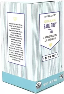 Trader Joe's Bio Earl Grey Schwarztee 20 Teebeutel 1,41 Unzen Schneller Versand aus TX - Bild 1 von 3