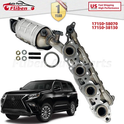 New Left Manifold Catalytic Converte For Lexus GX460 2010-2023 4.6L 17150-38070 - Изображение 1 из 4