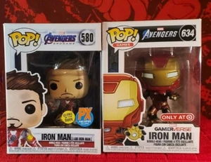 Funko Pop IRON-MAN #580 PX (I AM IRON MAN) & IRON-MAN #634 (Target) Exclusives - Picture 1 of 11