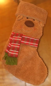 Medias de Navidad de felpa Pine Ridge Home Moose 20" de largo - Imagen 1 de 7