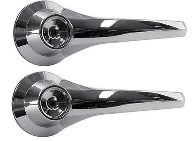 Manija de puerta interior cromada para Ford F100 F250 F350 1967; par Foto 1 de 3