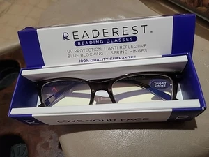 Readerest Blaulicht blockierende Lesebrille (Valley Smoke +3,00 Vergrößerung) - Bild 1 von 3