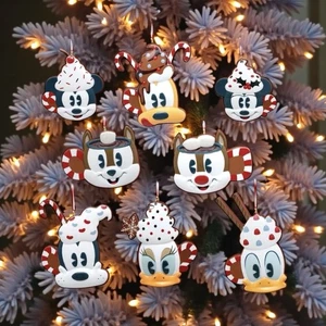 Tazze cioccolata calda Disney Topolino Minnie Chip Dale Pippo decorazioni natalizie - Foto 1 di 4