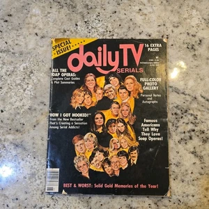 Daily TV Serials Vtg June 1976 Magazine Soap Opera - Color Photos - *A1* - Picture 1 of 4