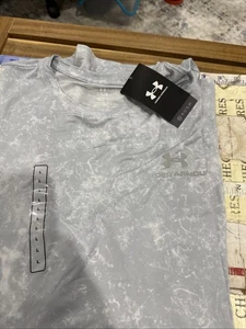 Under Armour Men’s Vanish Energy Printed Rush Shirt, Color: Gray Size L SS - Picture 1 of 17