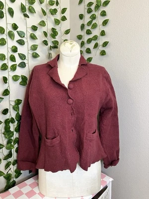 Cárdigan de lana April Cornell vintage para mujer pequeño Foto 1 de 4