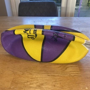 BALONCESTO NUEVA LIGA DEL MEDIO OESTE - TALLA 6 BALONCESTO Púrpura y Amarillo Nuevo Sin Usar - Imagen 1 de 3